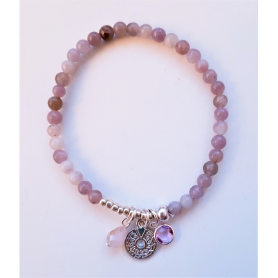 amethist natuursteen armbandje